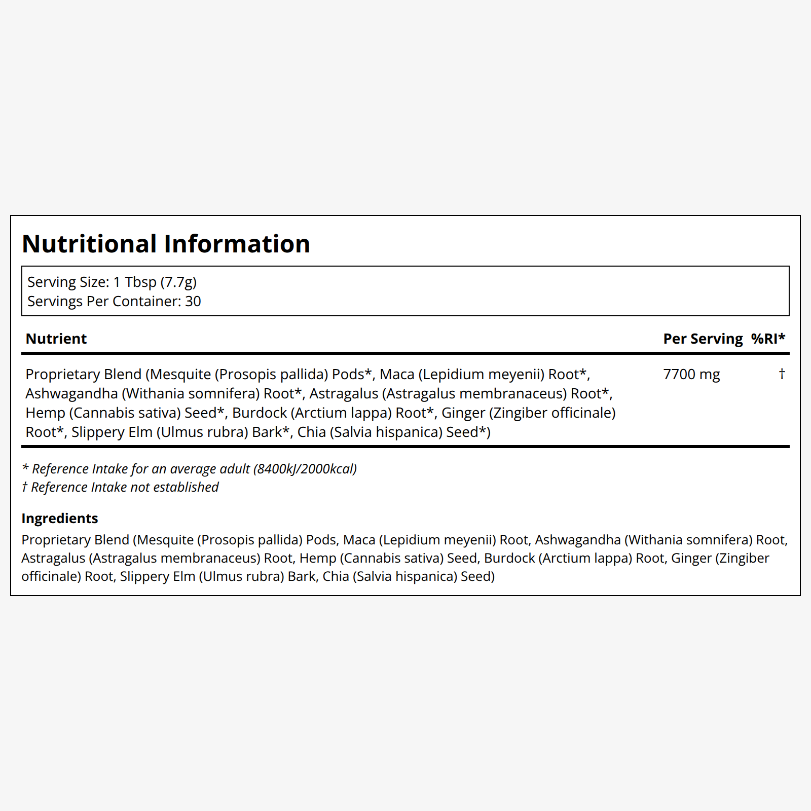 {"category":"Supplemental information Healf","compliant":"UK-Compliant","variant":"43888330244335"}