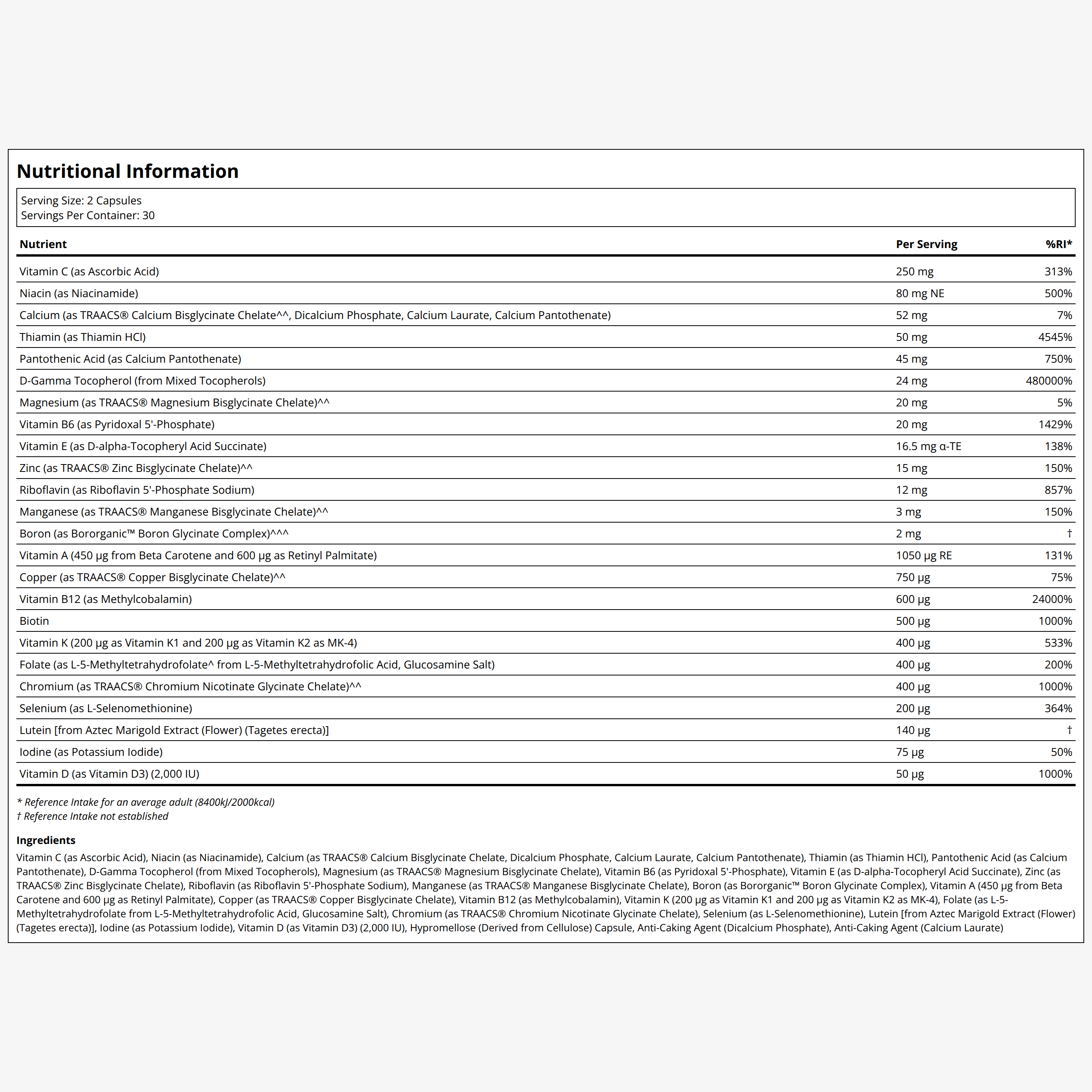 {"category":"Supplemental information Healf","compliant":"UK-Compliant","variant":"43722671128815"}