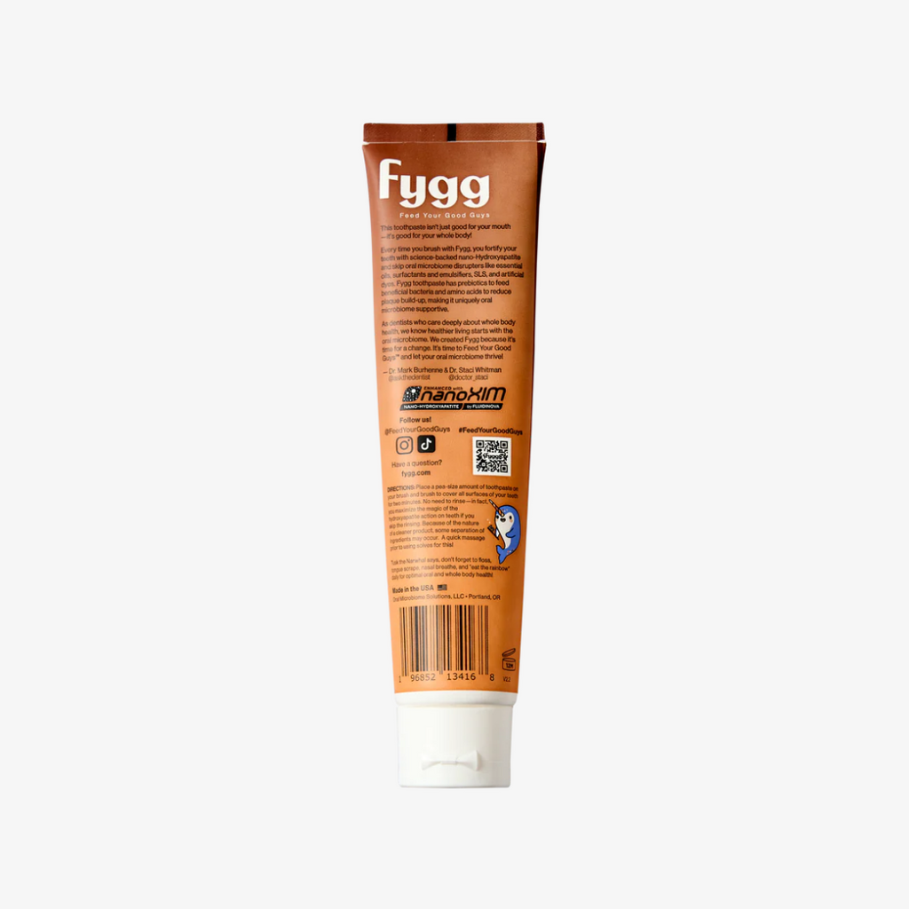 Nano-Hydroxyapatite Toothpaste with Prebiotics - Chocolate Swirl 4oz