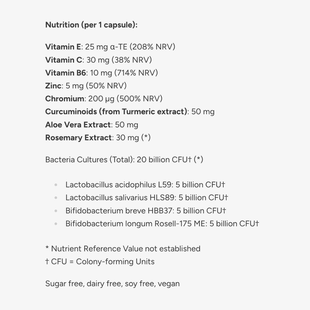 Biotics+ Skin Clarity