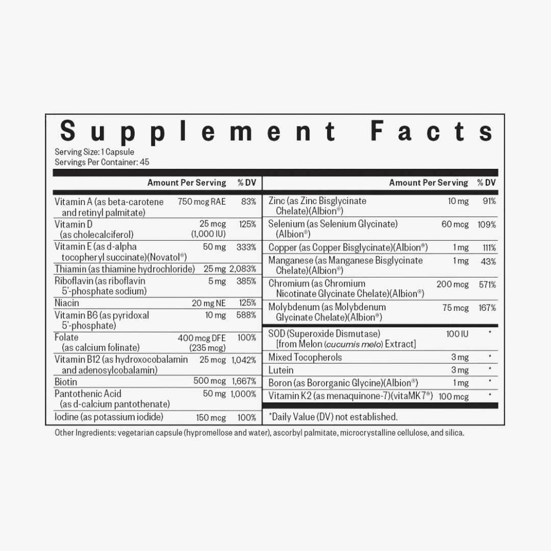 Multivitamin One MF