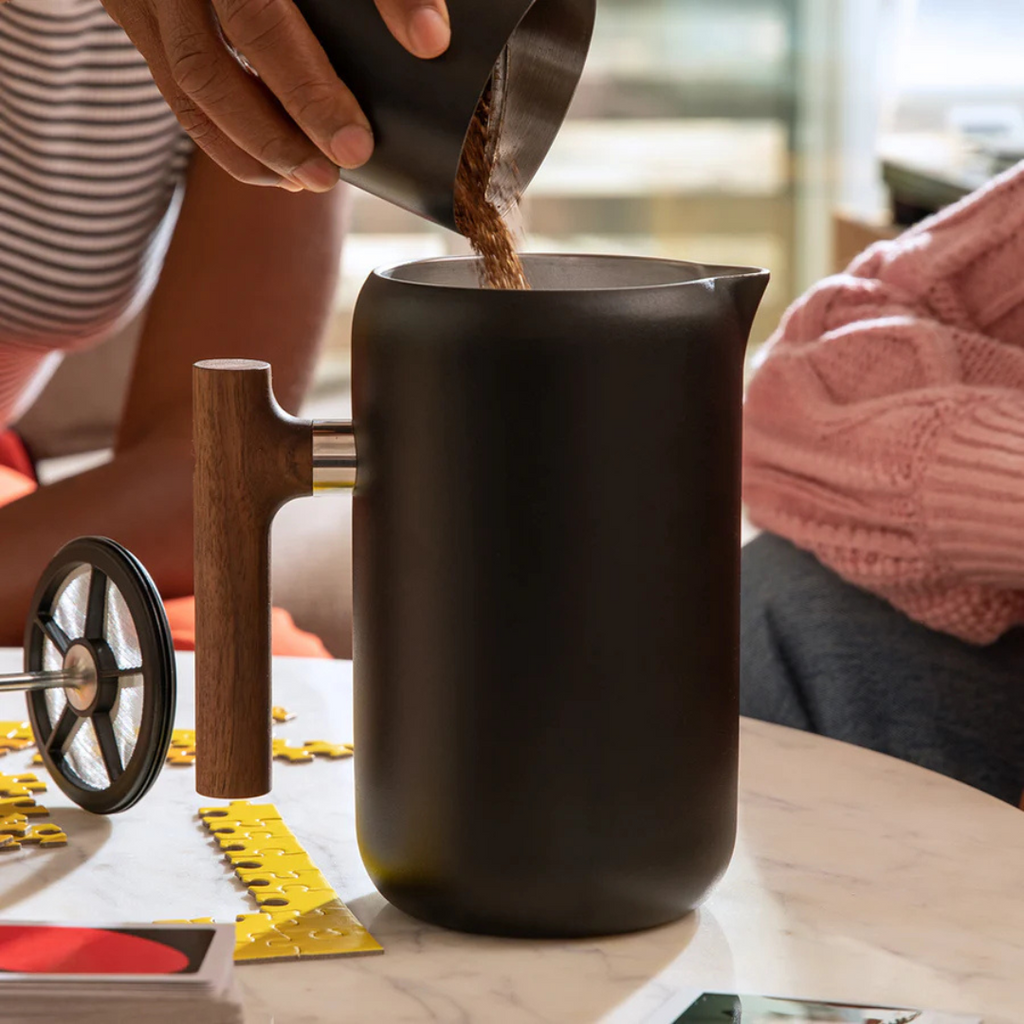 Clara French Press - Walnut Handle