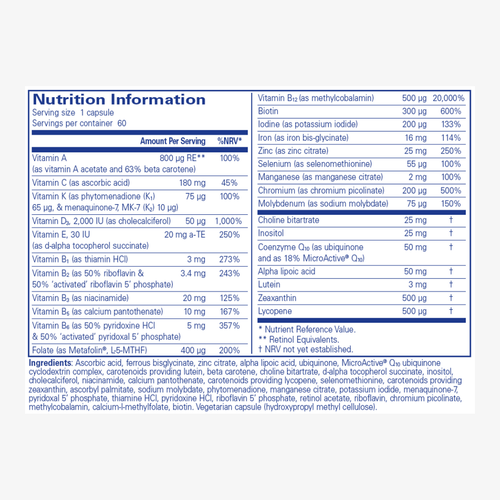 O.N.E Multivitamin with Iron