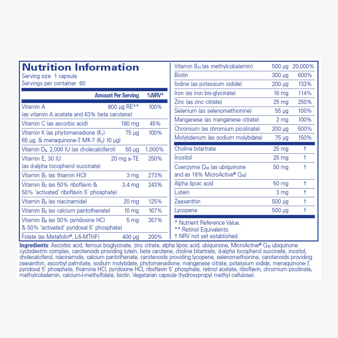 O.N.E Multivitamin with Iron