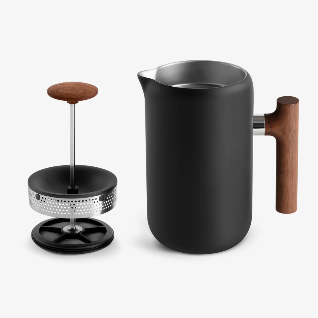 Clara French Press - Walnut Handle