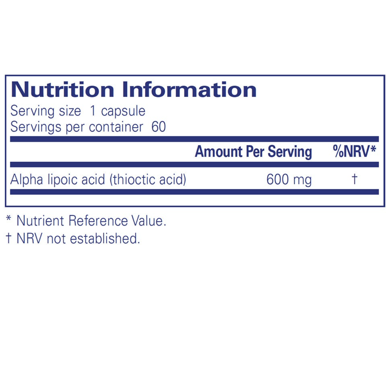 Alpha Lipoic Acid 600 mg