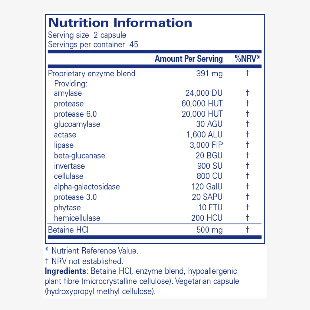 Digestive Enzymes Ultra with Betaine HCl