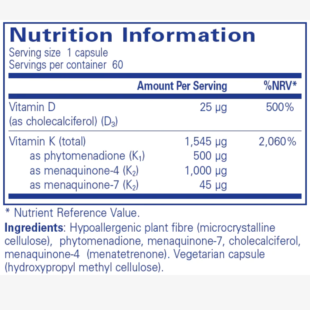 Vitamin K with D3