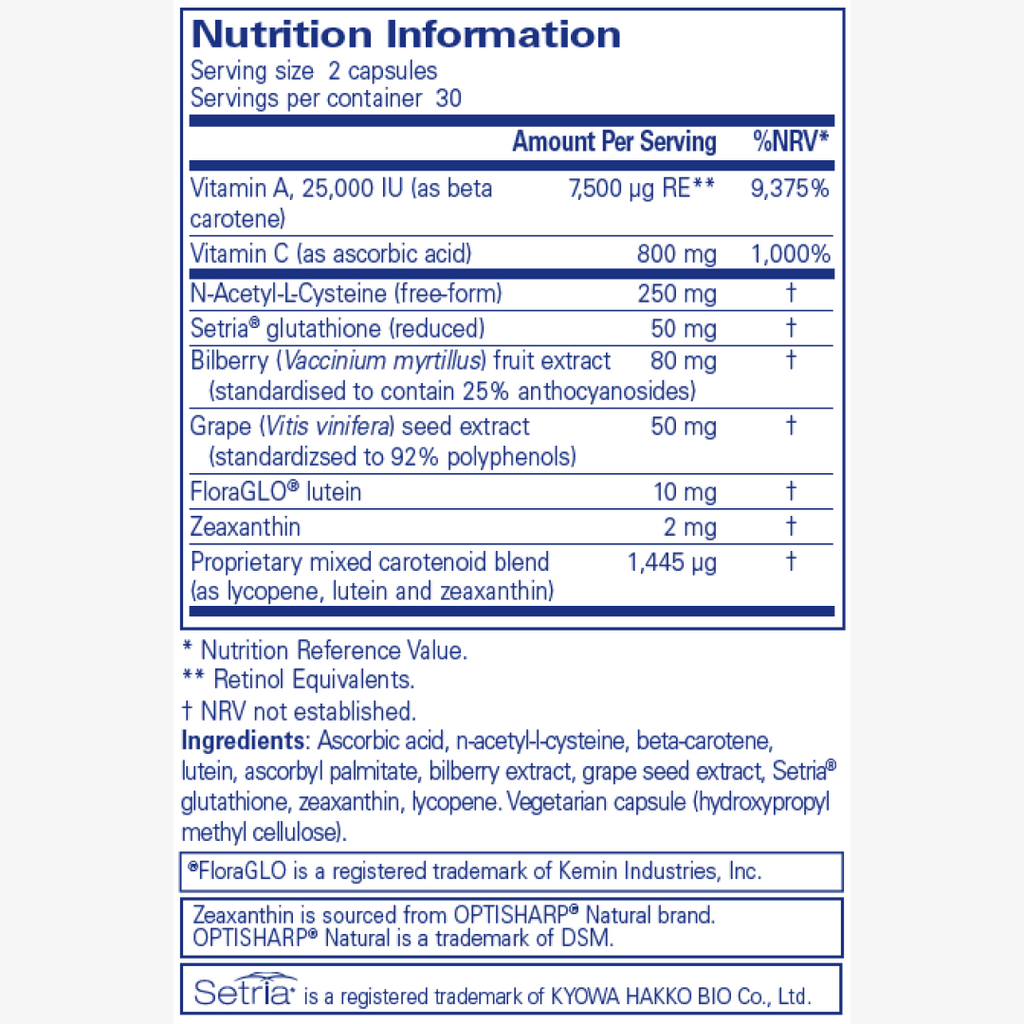 Vision Support Formula