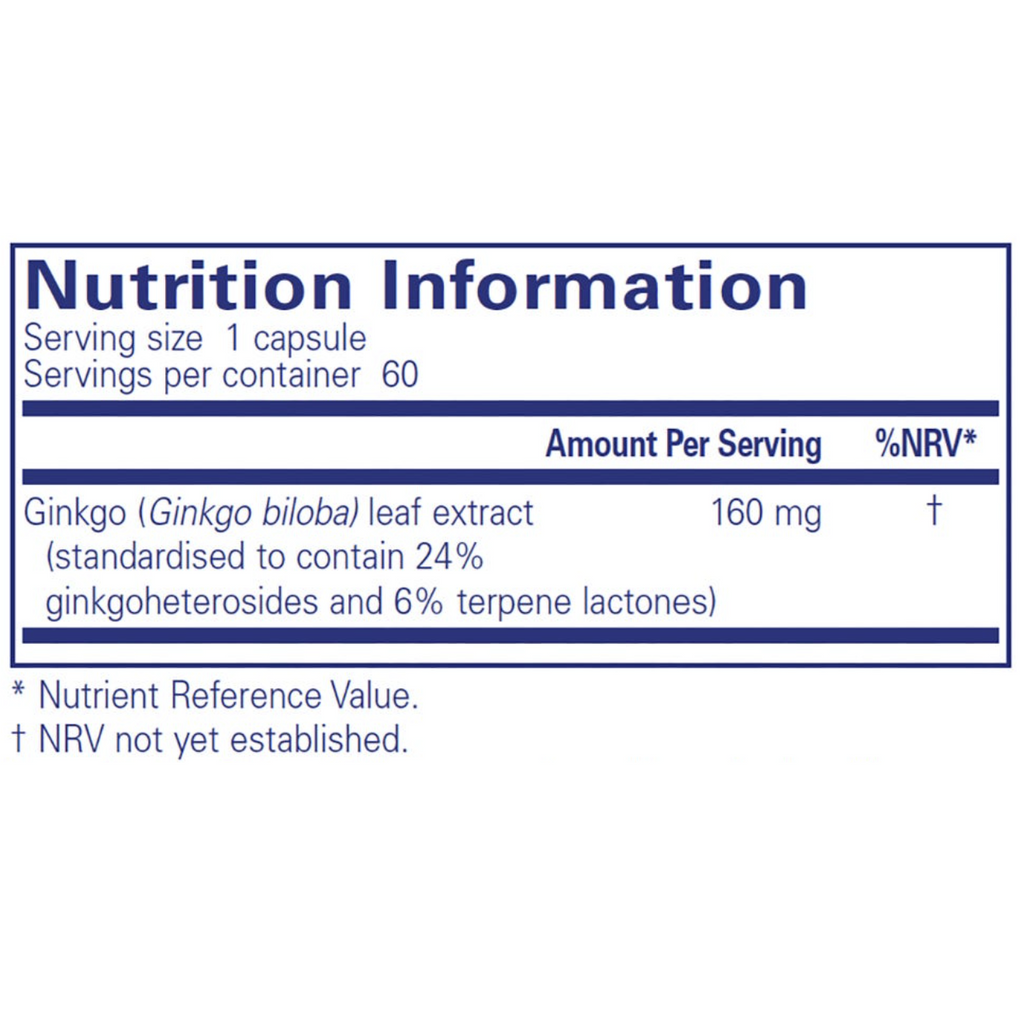 Ginkgo 50 160 mg