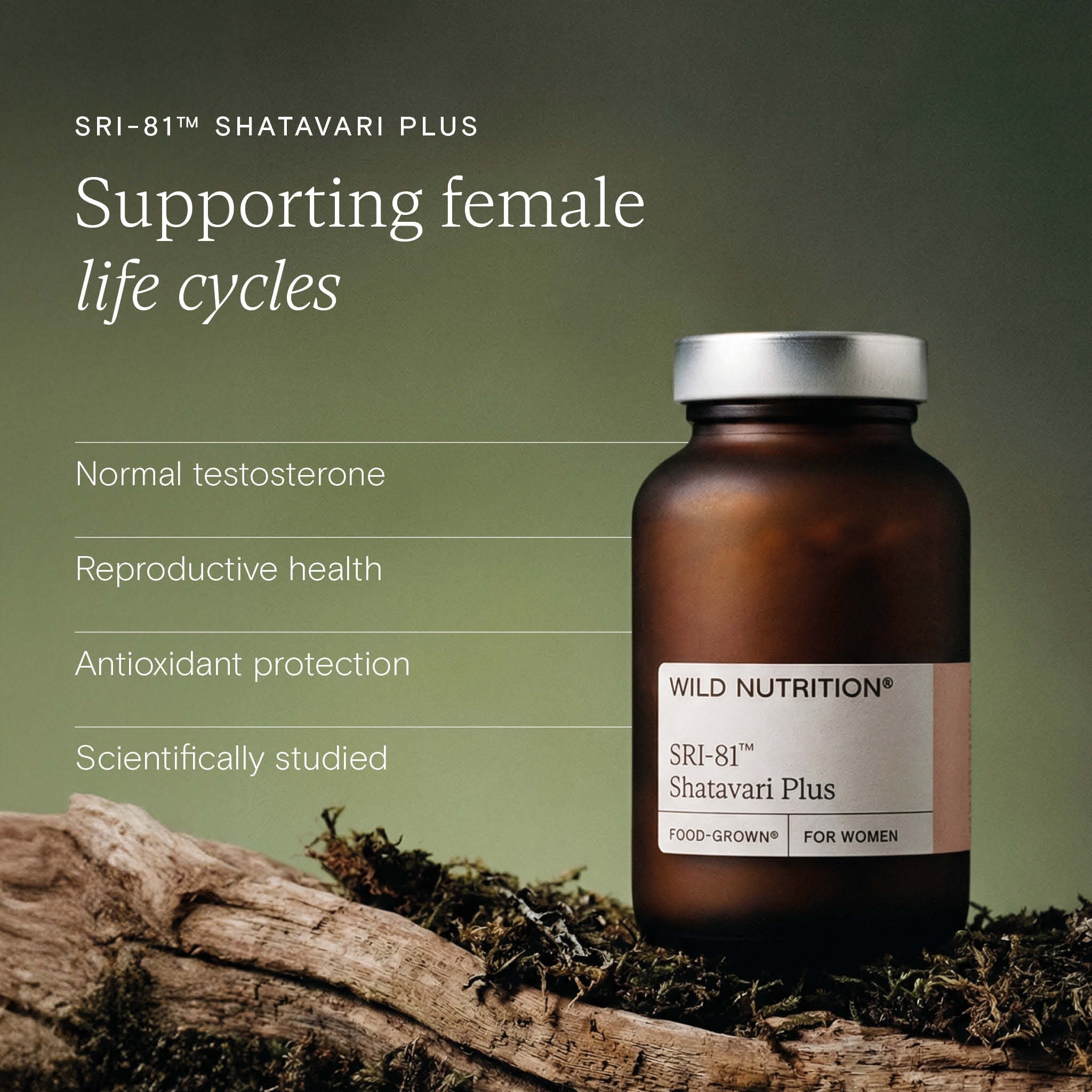 Wild Nutrition SRI-81™ Shatavari Plus