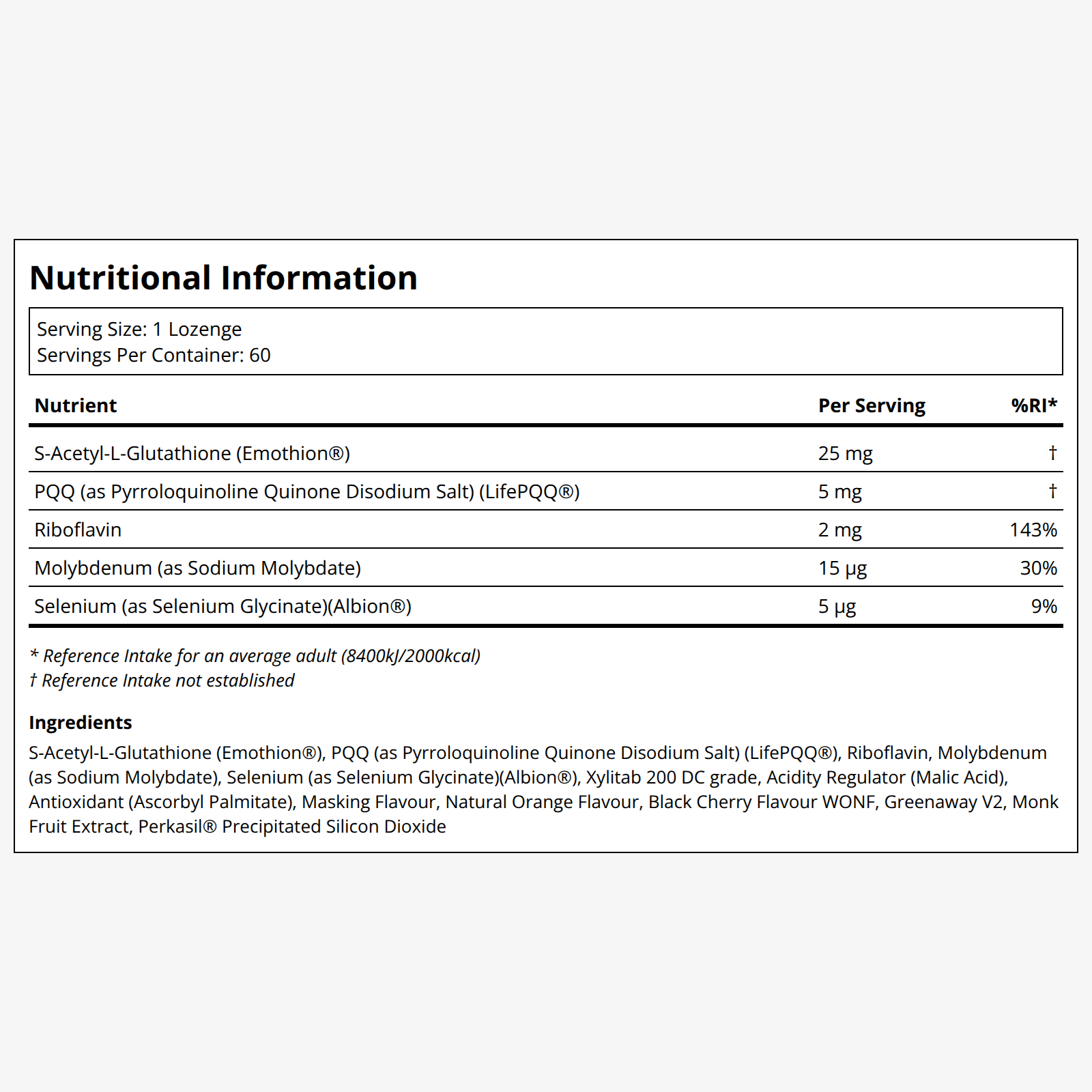 {"category":"Supplemental information Healf","compliant":"UK-Compliant","variant":"46518447014127"}