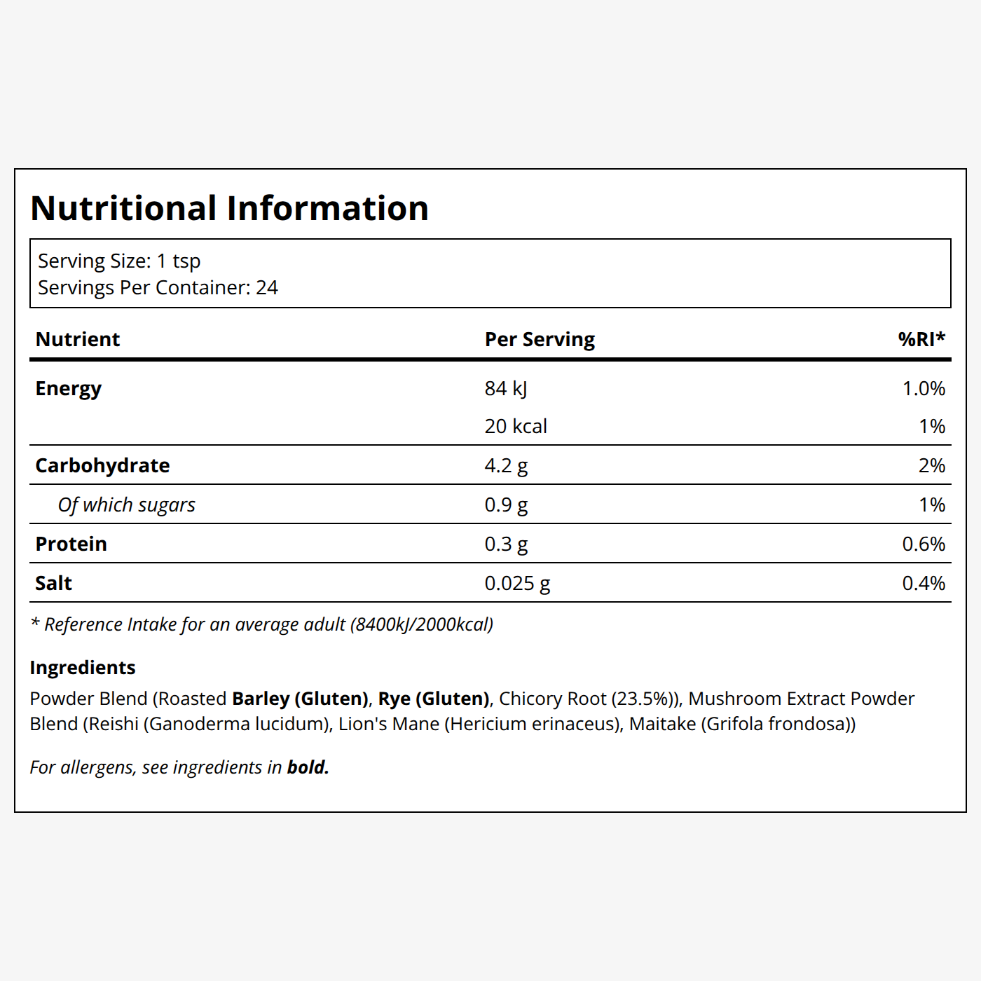 {"category":"Supplemental information Healf","compliant":"UK-Compliant","variant":"46099375587567"}