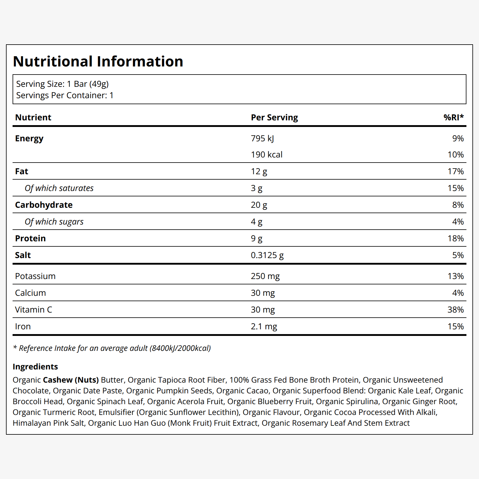 {"category":"Supplemental information Healf","compliant":"UK-Compliant","variant":"44441878757615"}