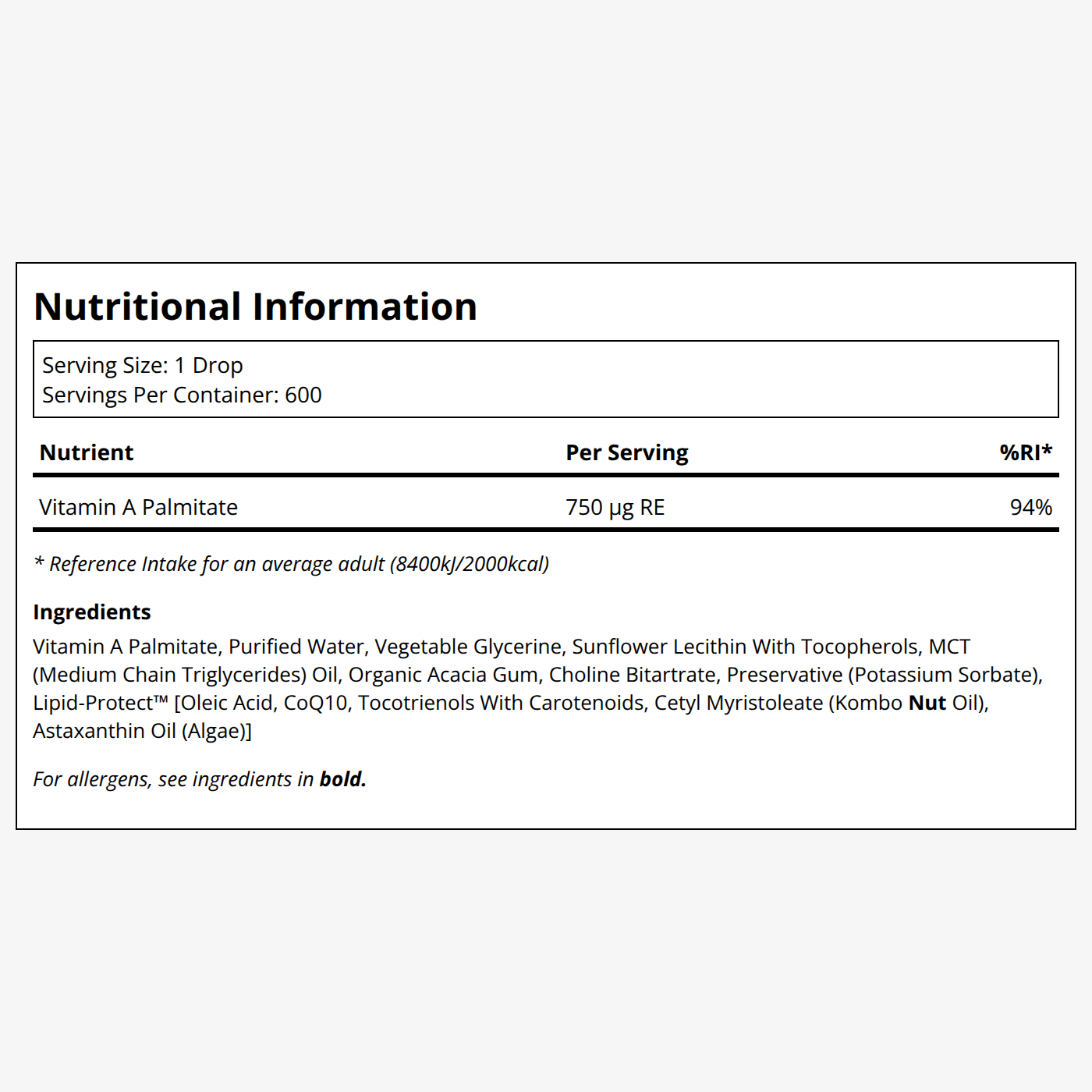 {"category":"Supplemental information Healf","compliant":"UK-Compliant","variant":"46395619737839"}