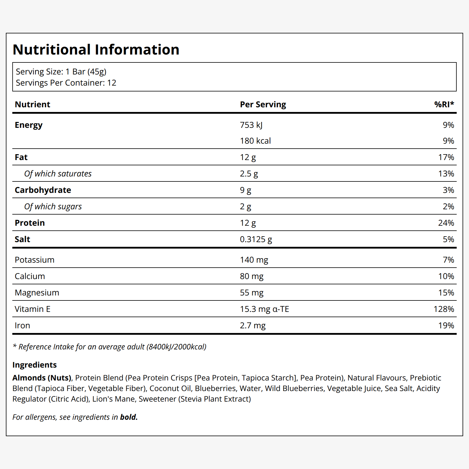 {"category":"Supplemental information Healf","compliant":"UK-Compliant","variant":"46292745486575"}