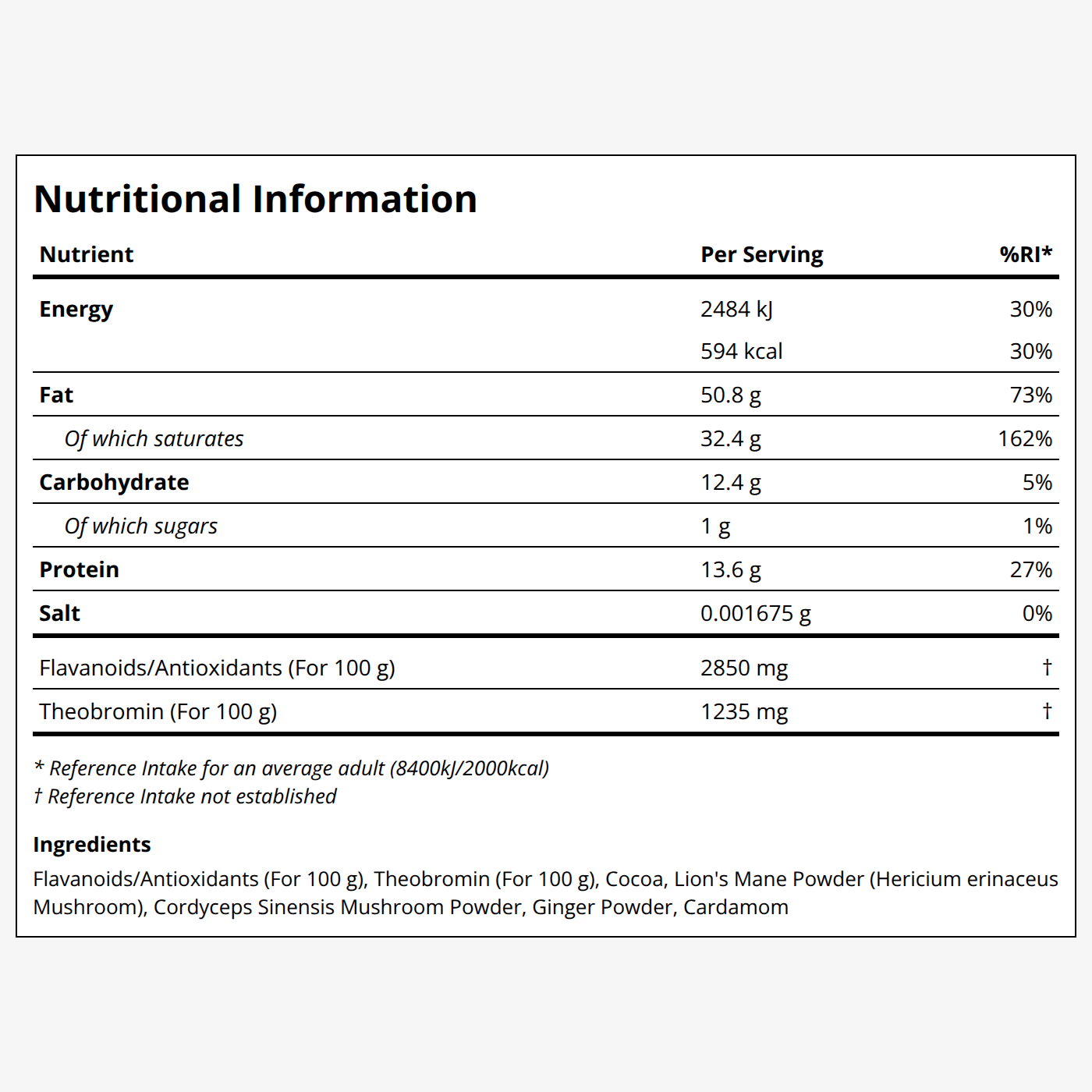 {"category":"Supplemental information Healf","compliant":"UK-Compliant","variant":"46676757086447"}